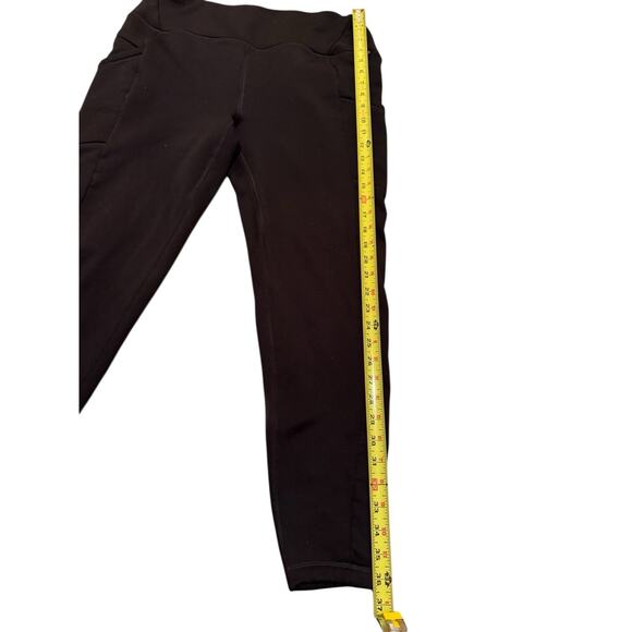 Avalanche Fleece Lined Jogger Leggings XL Black Zip Pocket Outdoor Gorpcore - Picture 10 of 10
